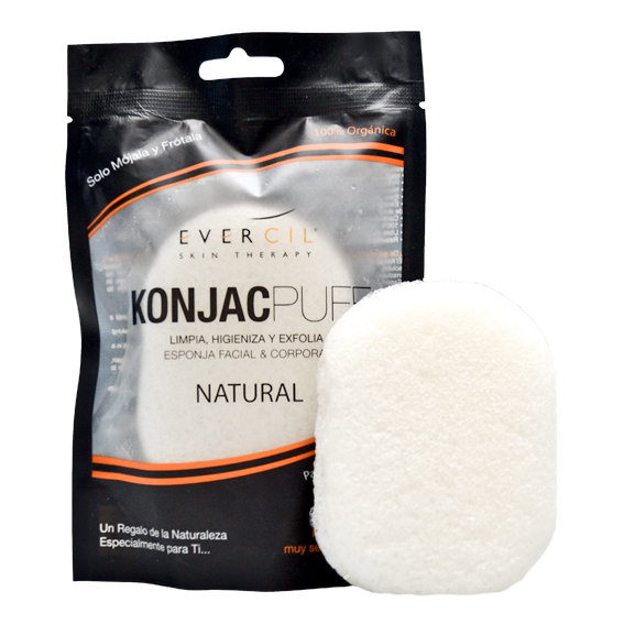 [FP0023] Esponja konjac, corporal, natural